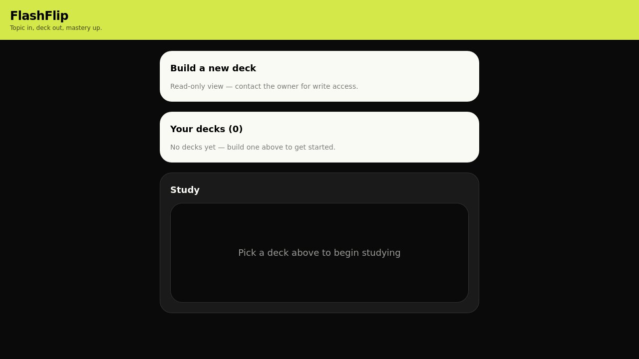 Vocab Deck